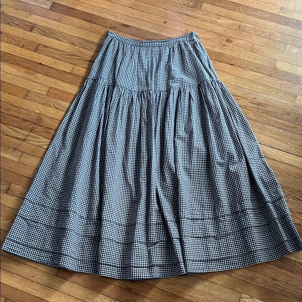 Doen Sebastiane Skirt in gingham RARE colorway